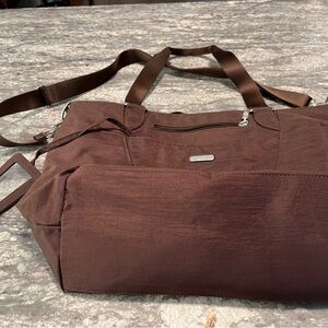 Baggalini Chocolate brown Travel Tote Laptop Bag